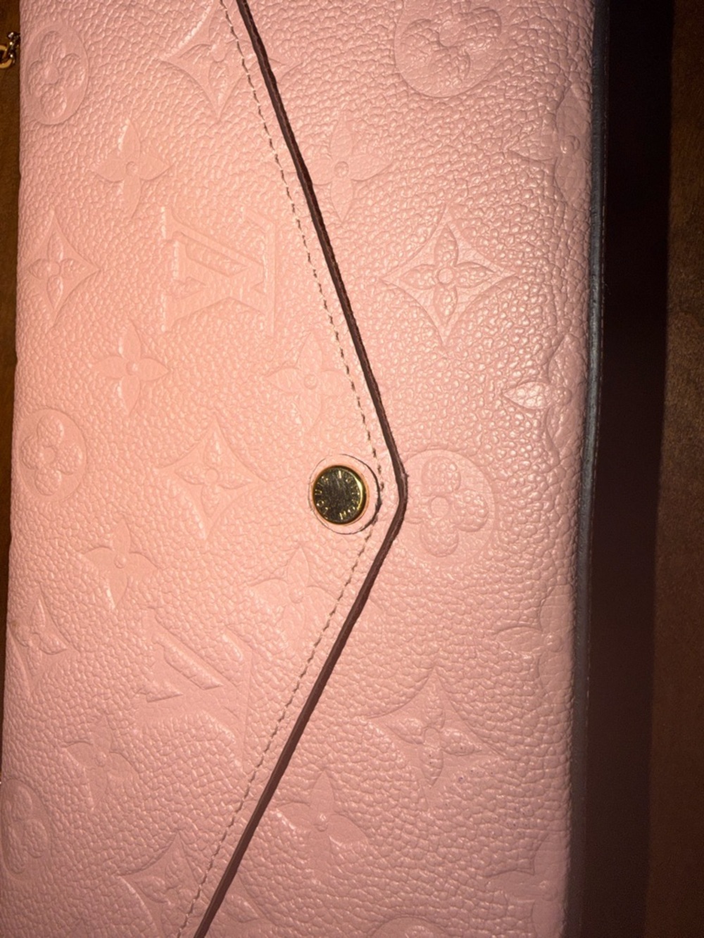 Louis Vuitton Pink Monogram Empreinte Chain Crossbody - Picture 4 of 10